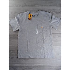 Womens Carhartt Gray Short Sleeved Tee M short sleeve work shirt womens